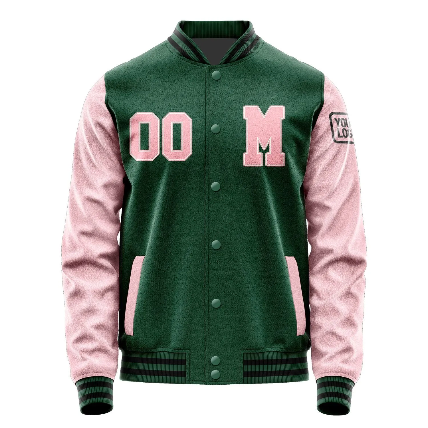 Custom Green Light Pink Jacket sold by Tailorly product image thumbnail 4
