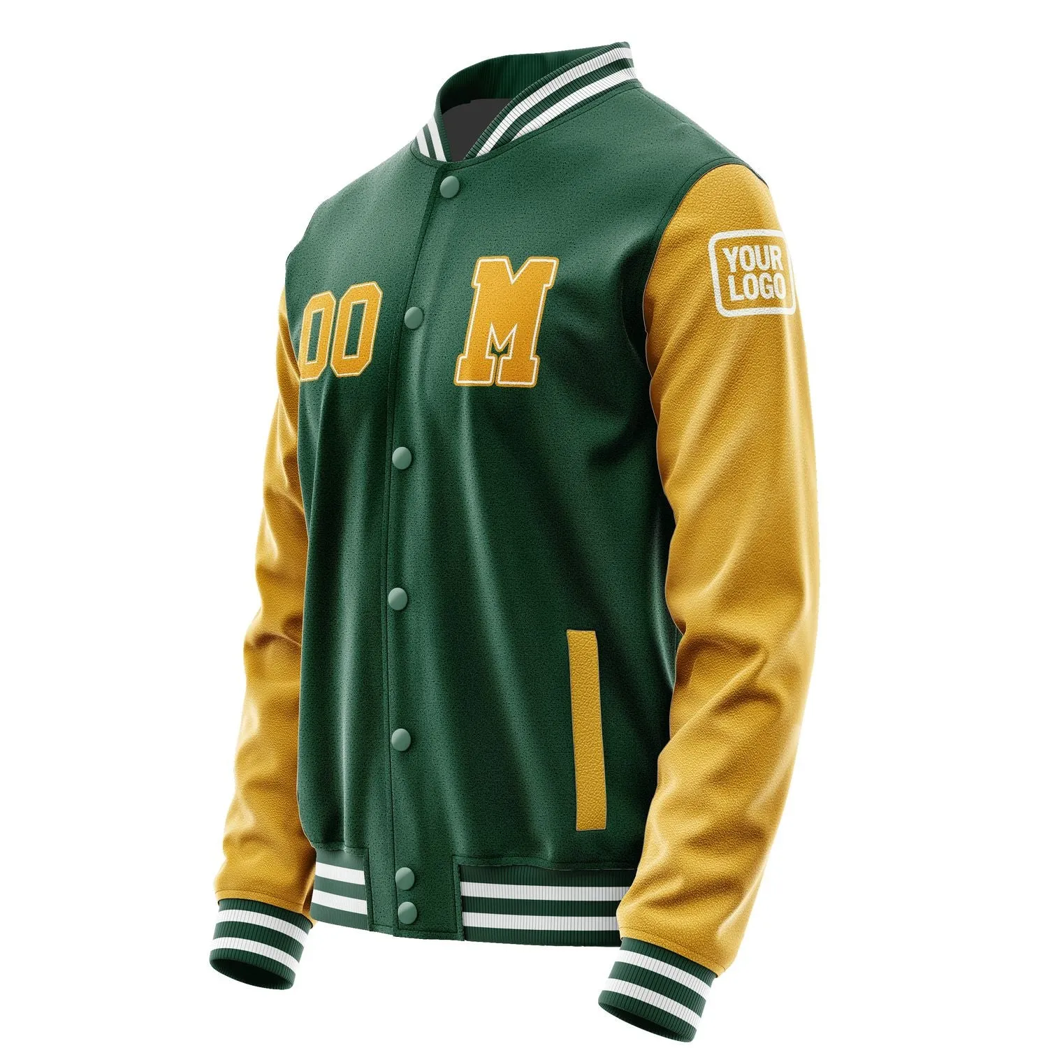 Custom Green Yellow Jacket sold by Tailorly product image thumbnail 2