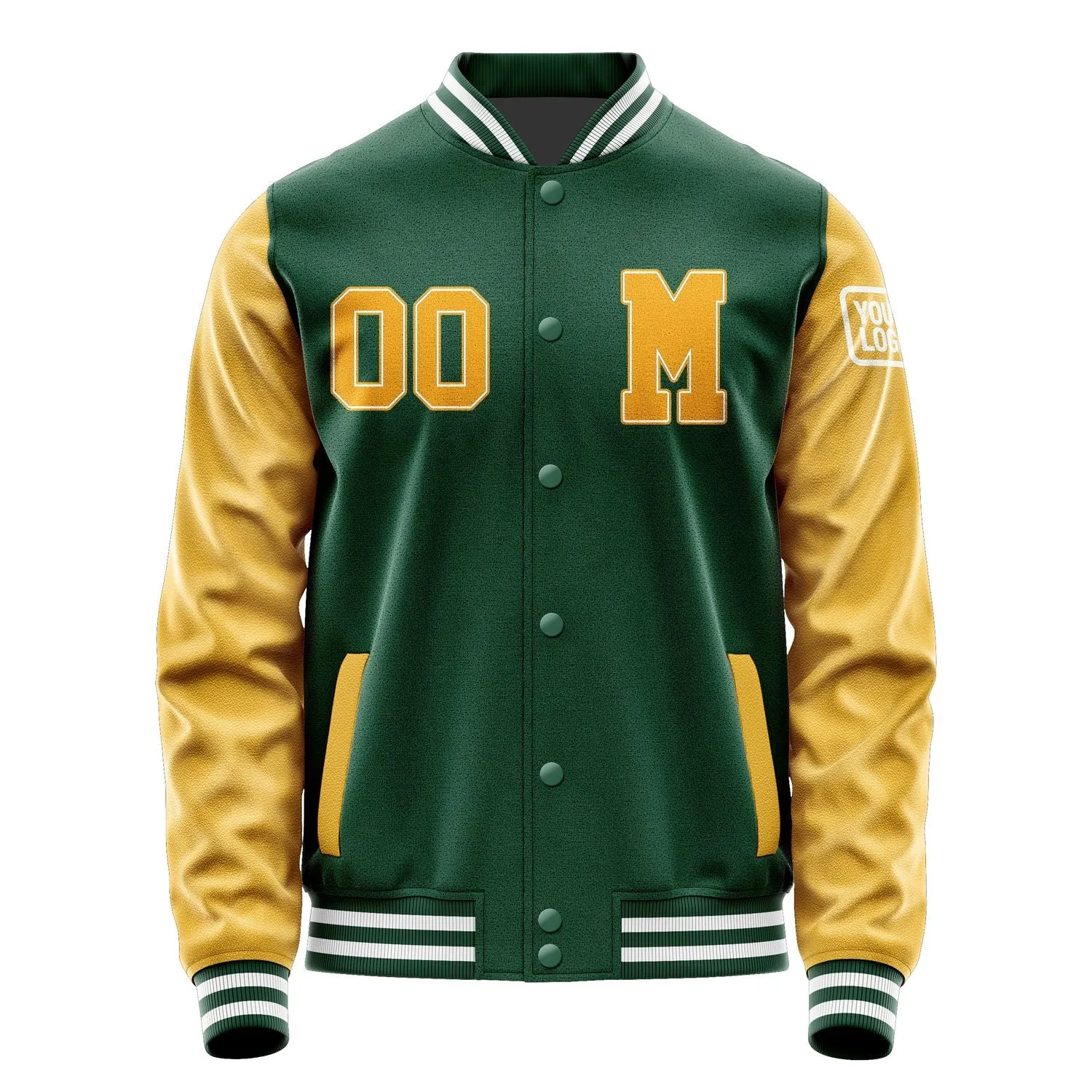 Custom Green Yellow Jacket sold by Tailorly product image thumbnail 4