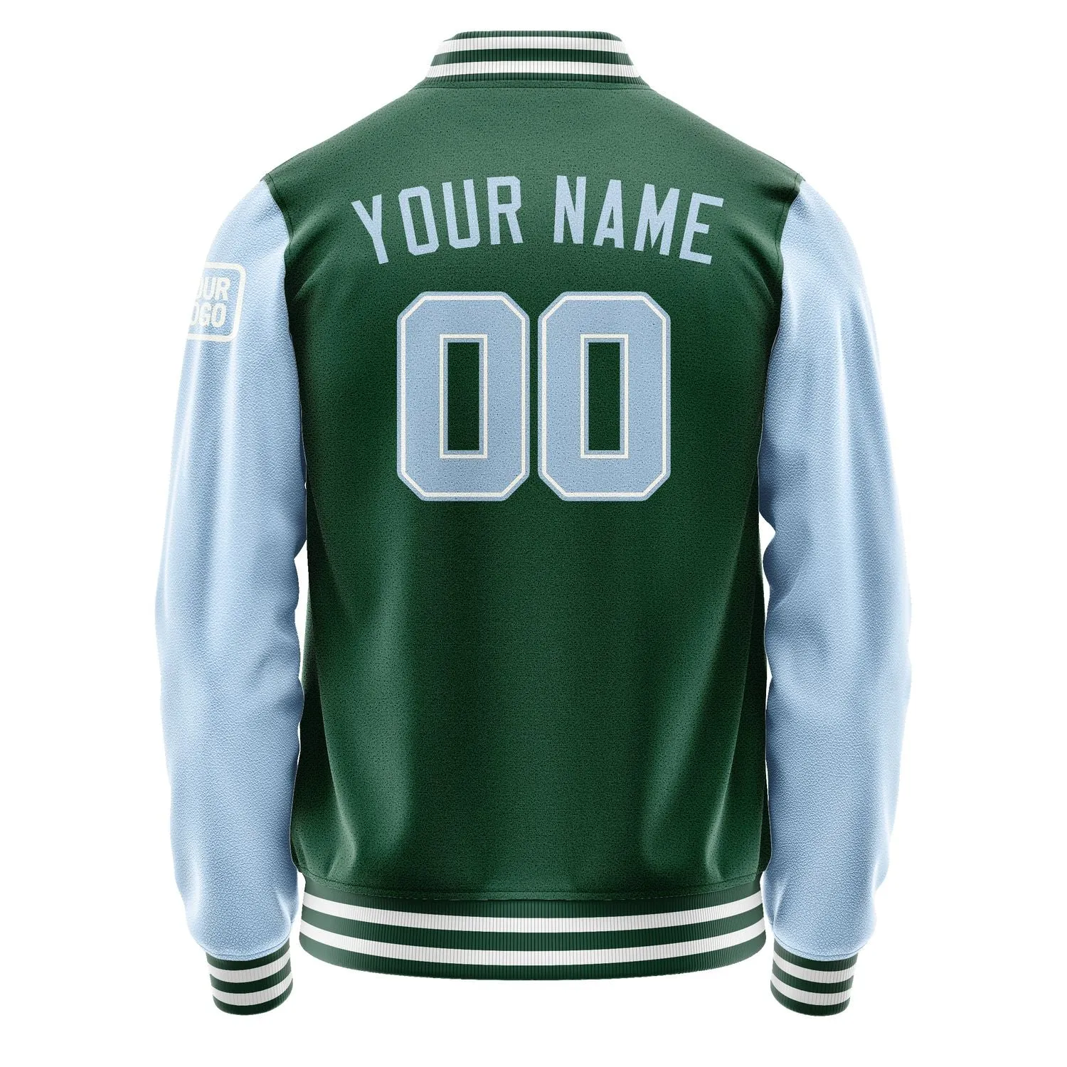 Custom Green Light Blue Jacket sold by Tailorly product image thumbnail 3