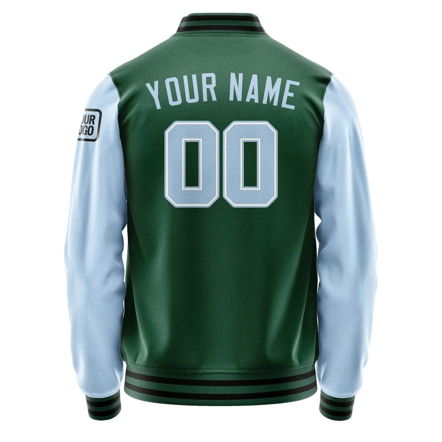 Custom Green Light Blue Jacket sold by Tailorly product image thumbnail 3