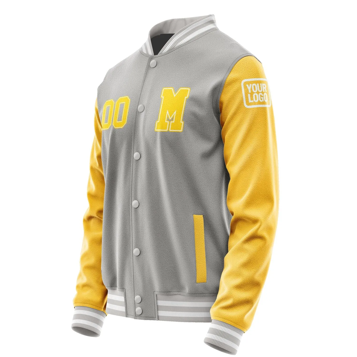 Custom Gray Gold Jacket sold by Tailorly product image thumbnail 2