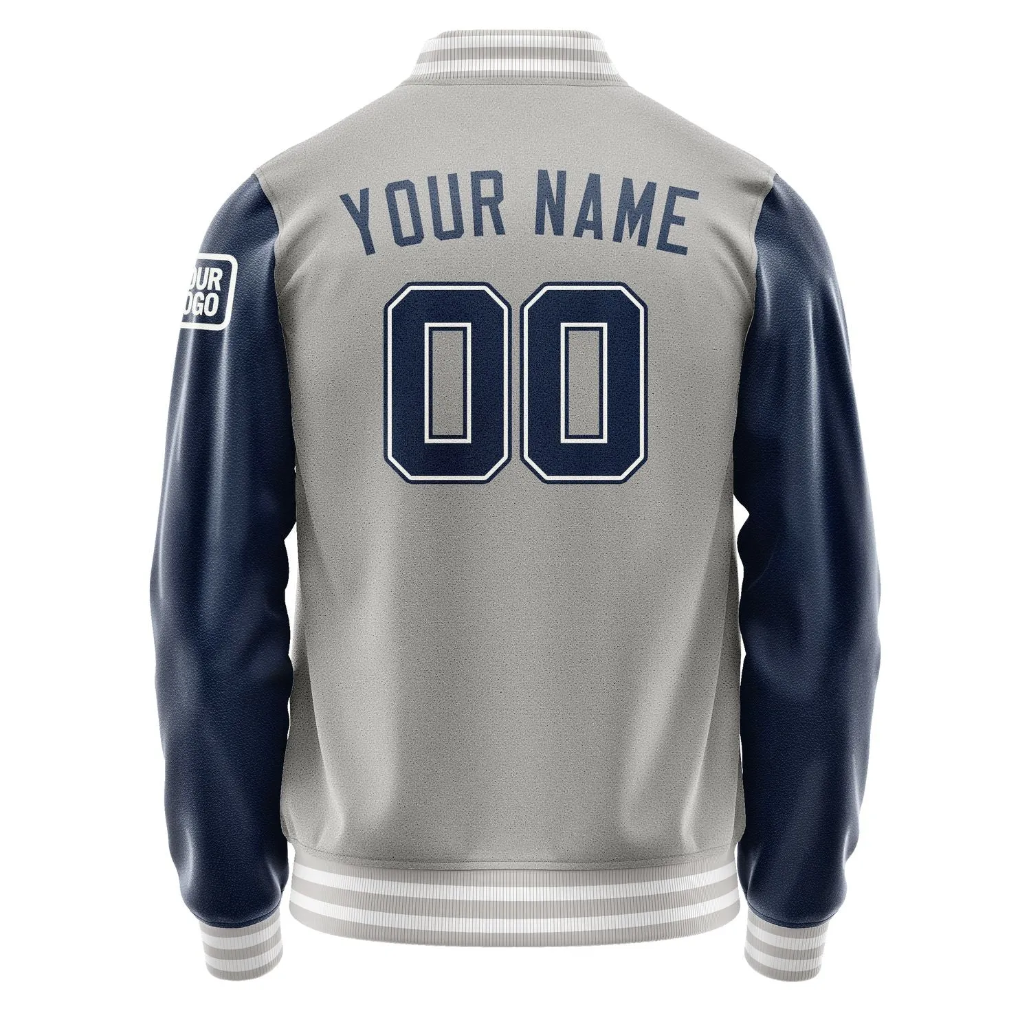 Custom Gray Blue Jacket sold by Tailorly product image thumbnail 3