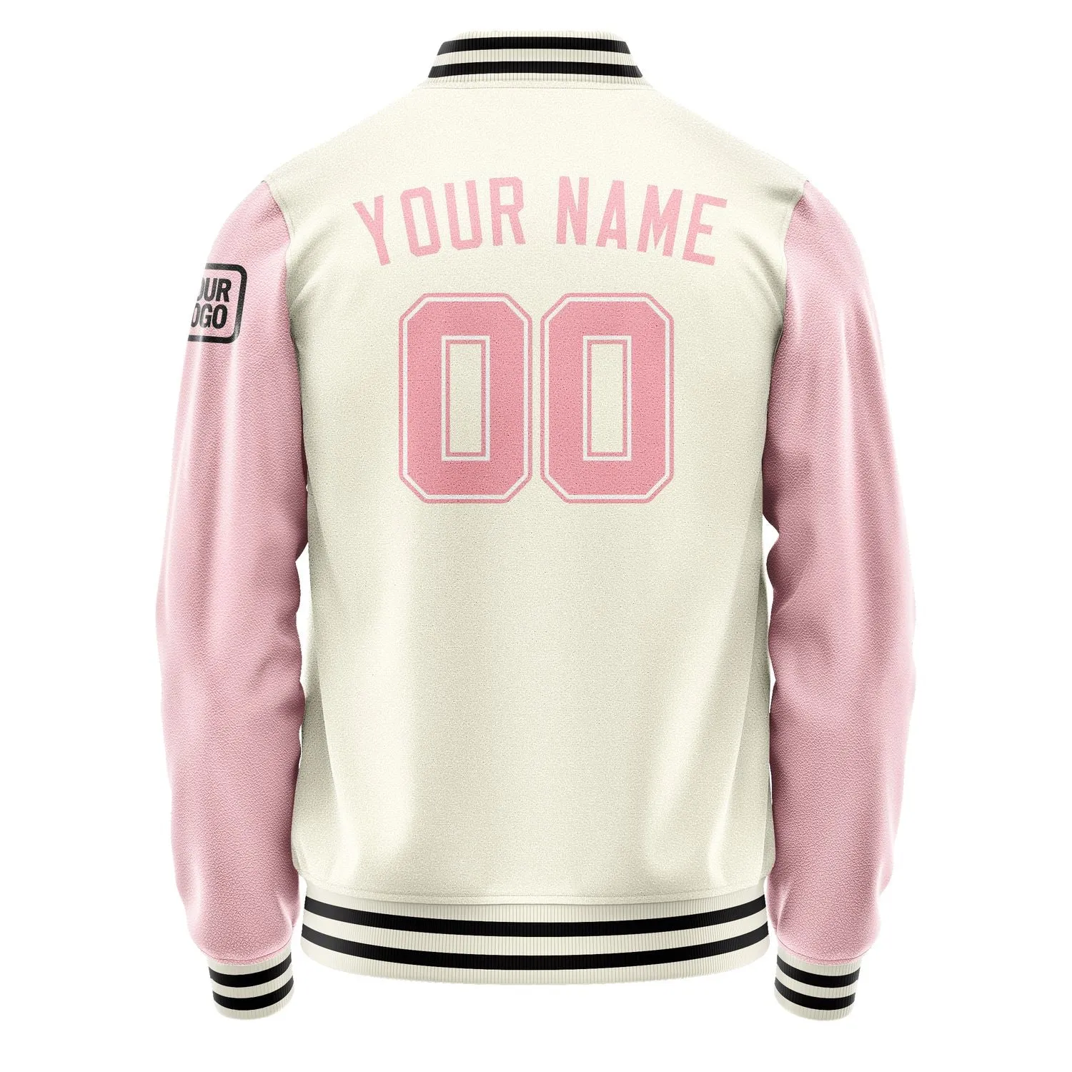 Custom Cream Light Pink Jacket sold by Tailorly product image thumbnail 3