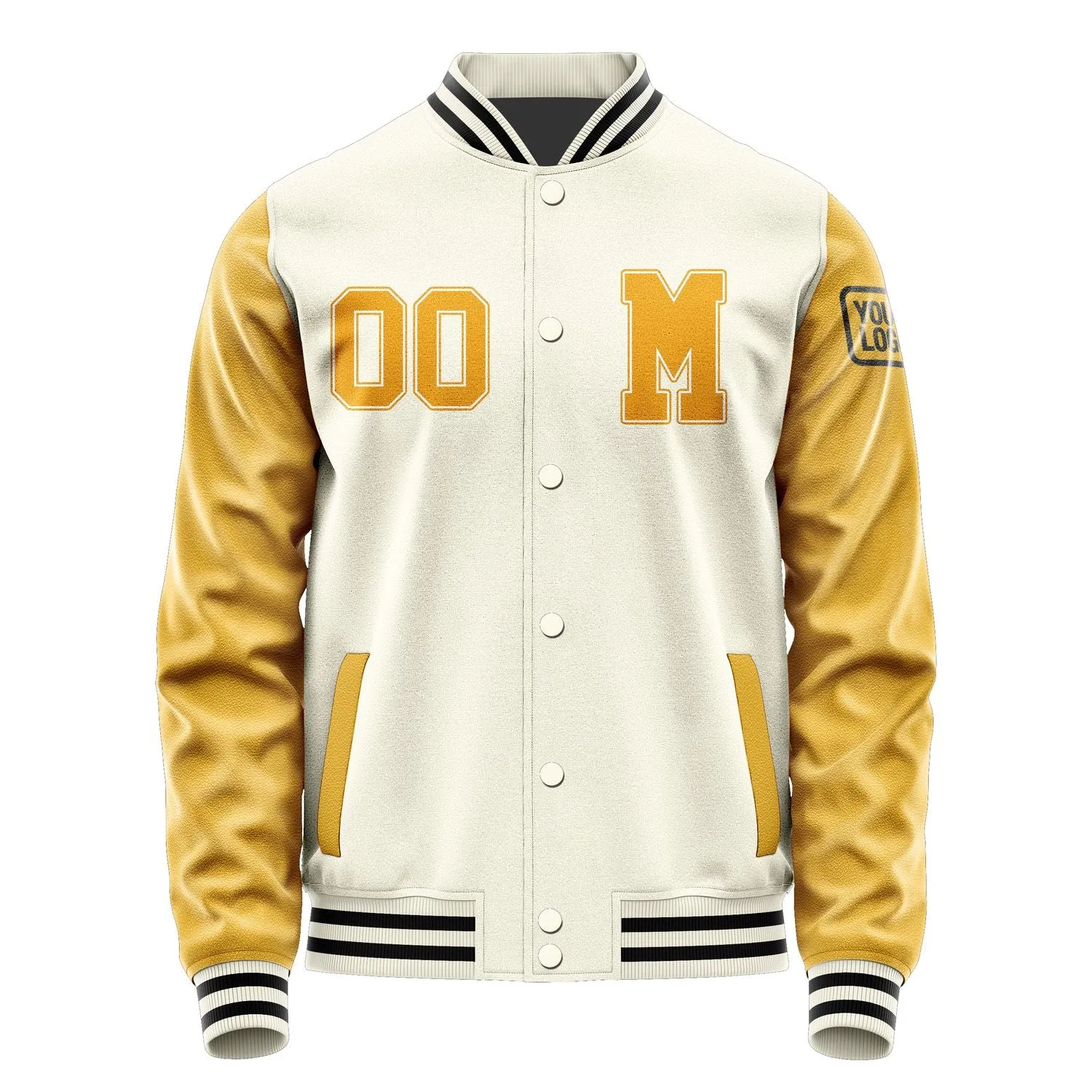 Custom Cream Yellow Jacket sold by Tailorly product image thumbnail 4
