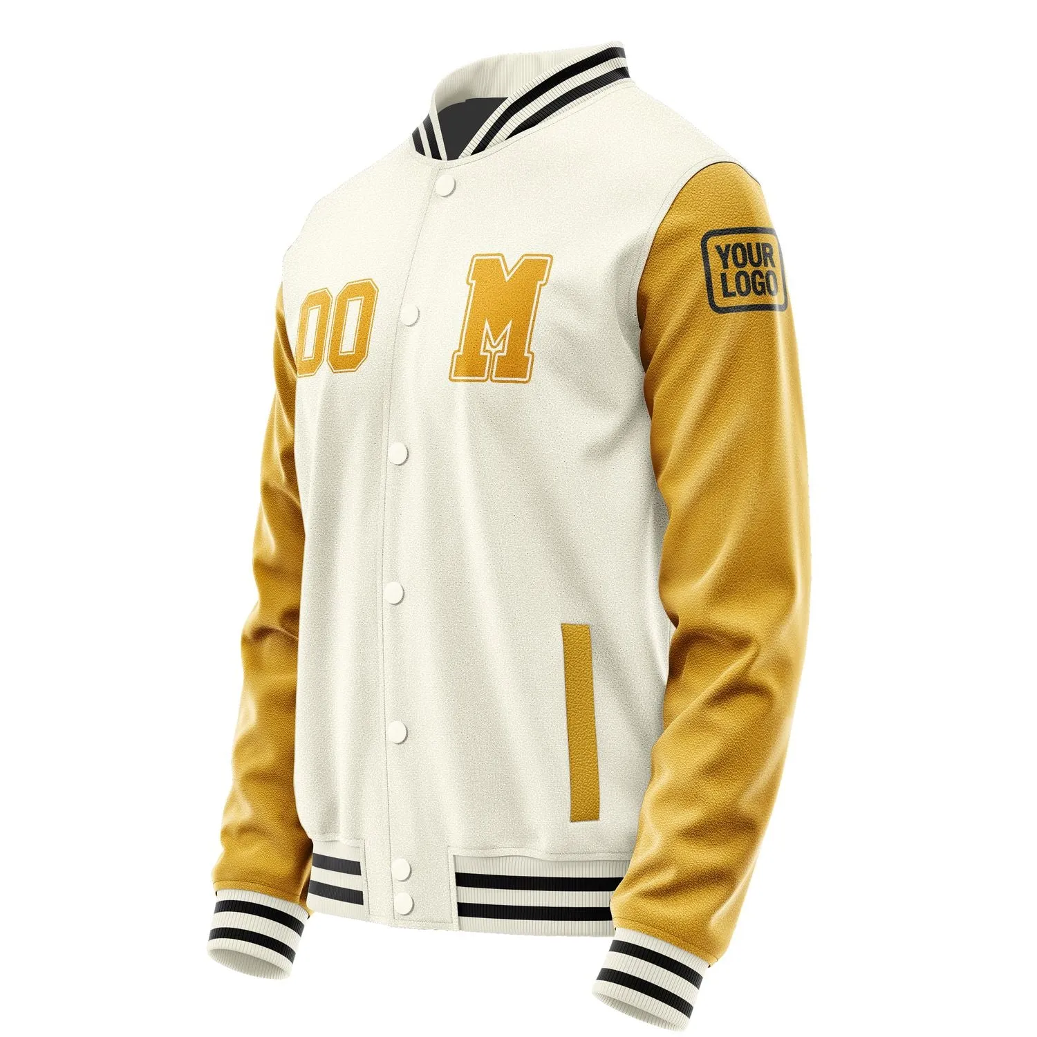 Custom Cream Yellow Jacket sold by Tailorly product image thumbnail 2