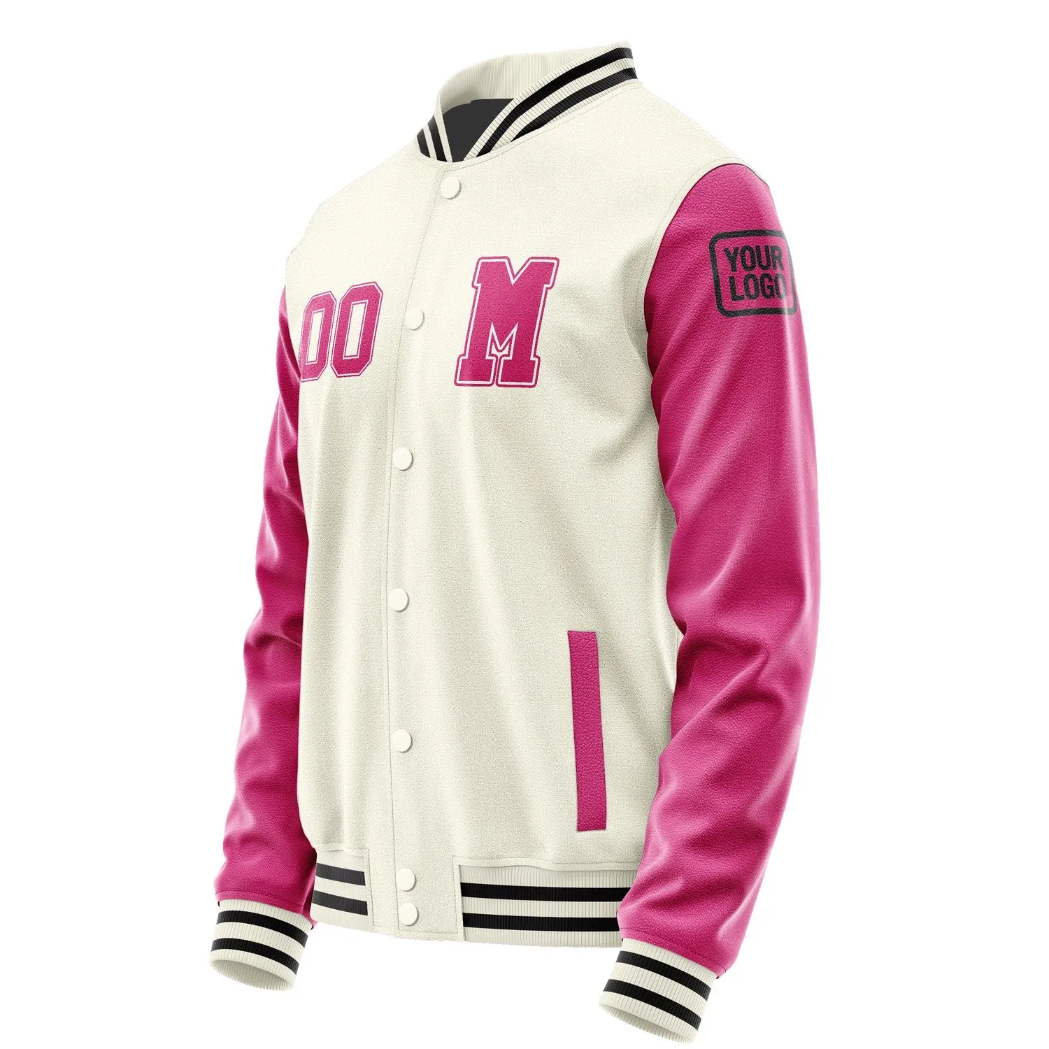Custom Cream Pink Jacket sold by Tailorly product image thumbnail 2