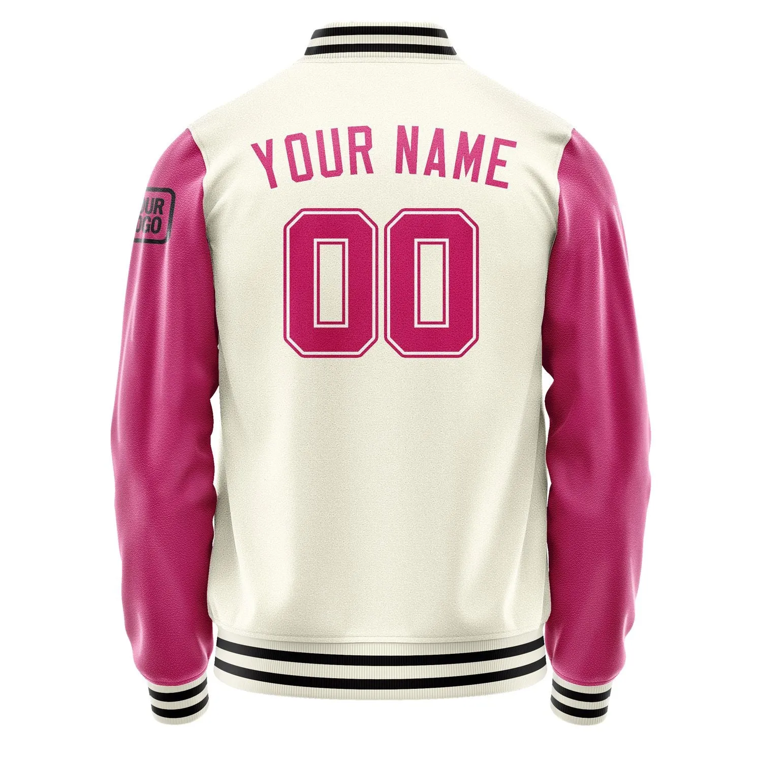 Custom Cream Pink Jacket sold by Tailorly product image thumbnail 3