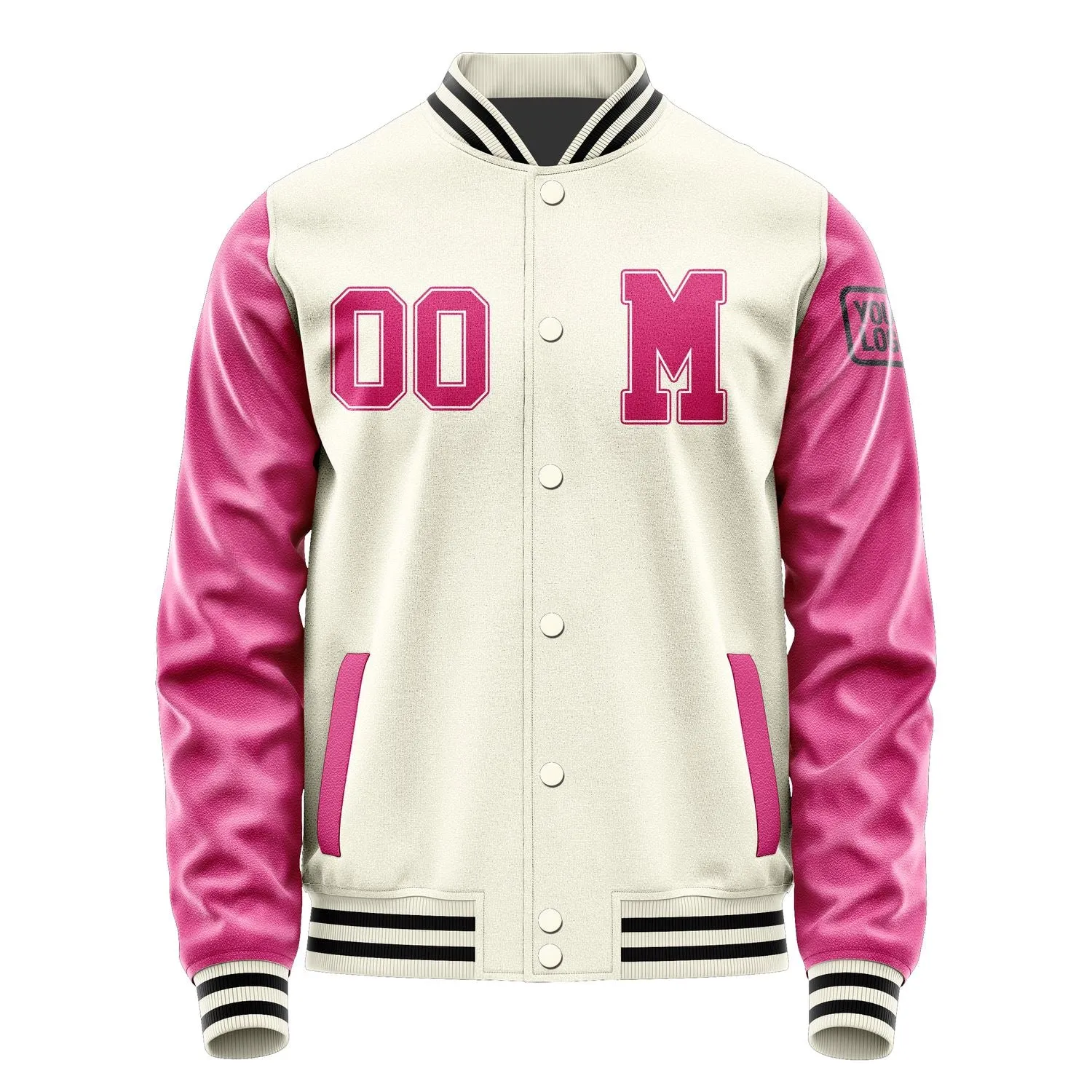 Custom Cream Pink Jacket sold by Tailorly product image thumbnail 4