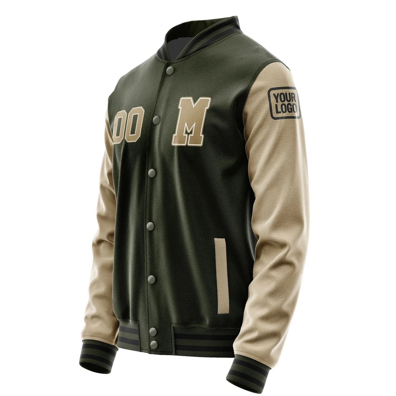 Custom Olive Light Khaki Jacket sold by Tailorly product image thumbnail 2