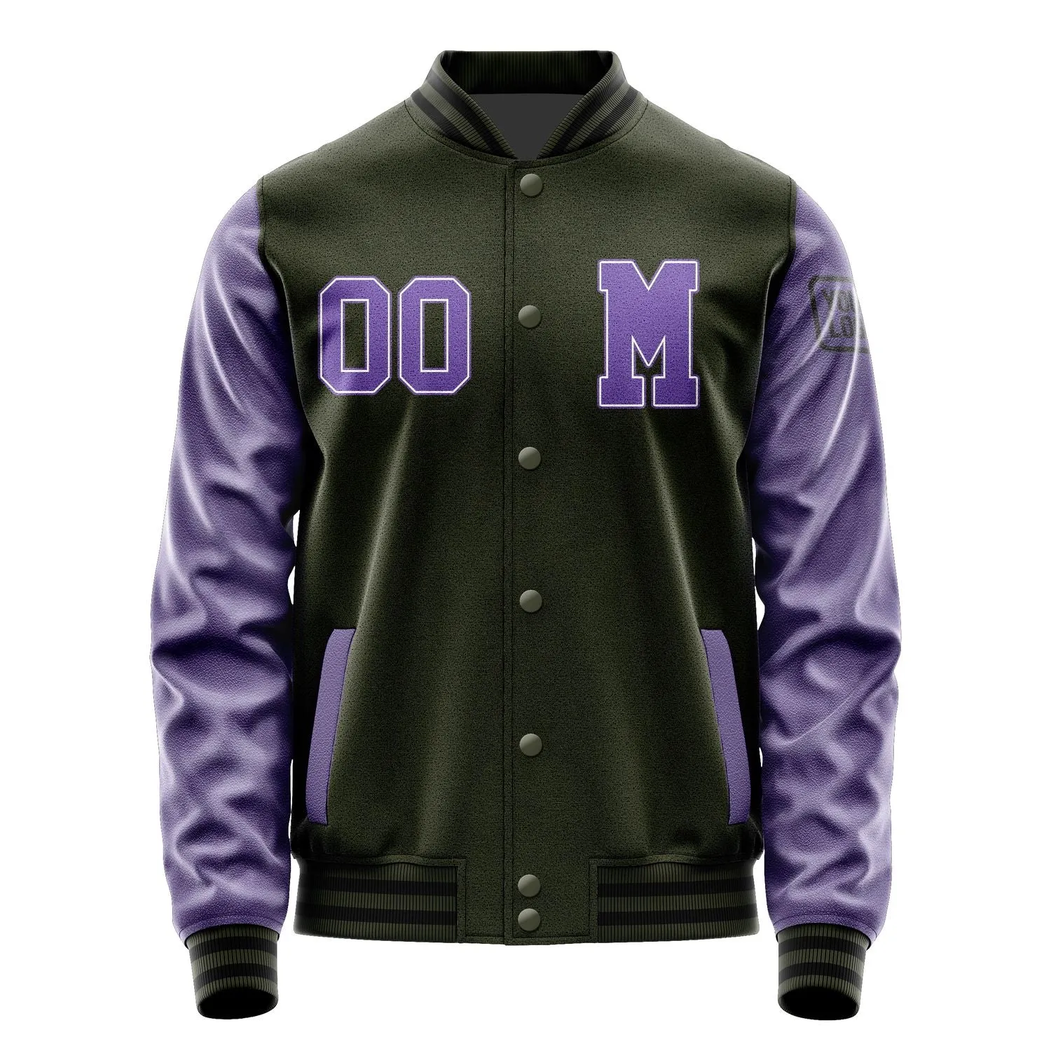 Custom Olive Light Purple Jacket sold by Tailorly product image thumbnail 4