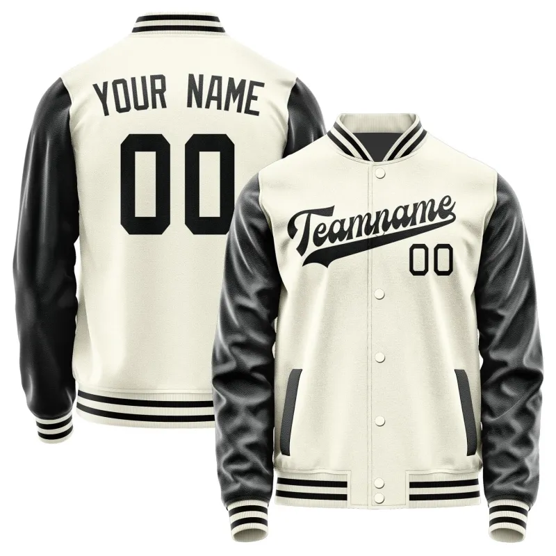 Custom Cream Black Jacket sold by Tailorly