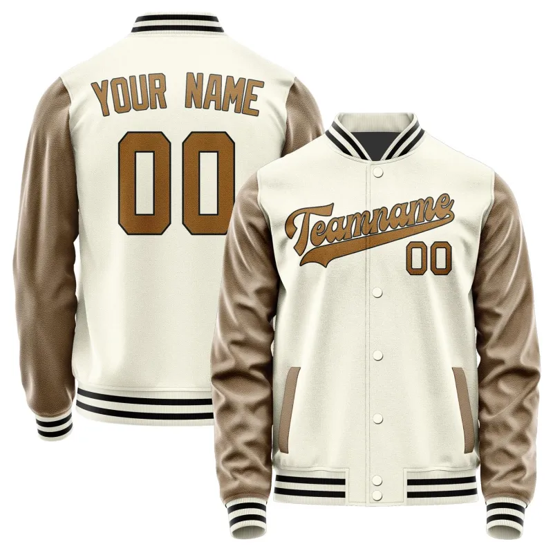 Custom Cream Khaki Jacket sold by Tailorly