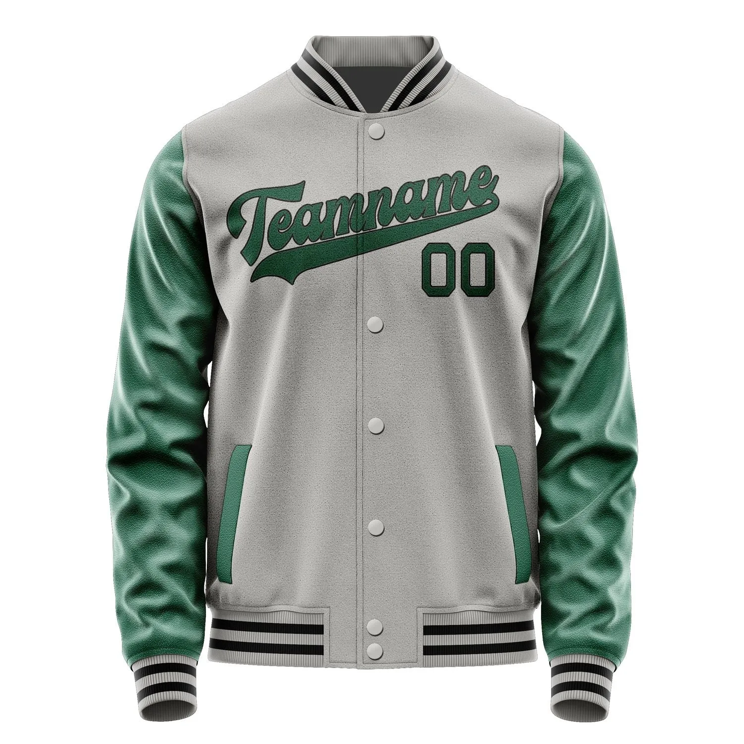 Custom Gray Green Jacket sold by Tailorly product image thumbnail 4