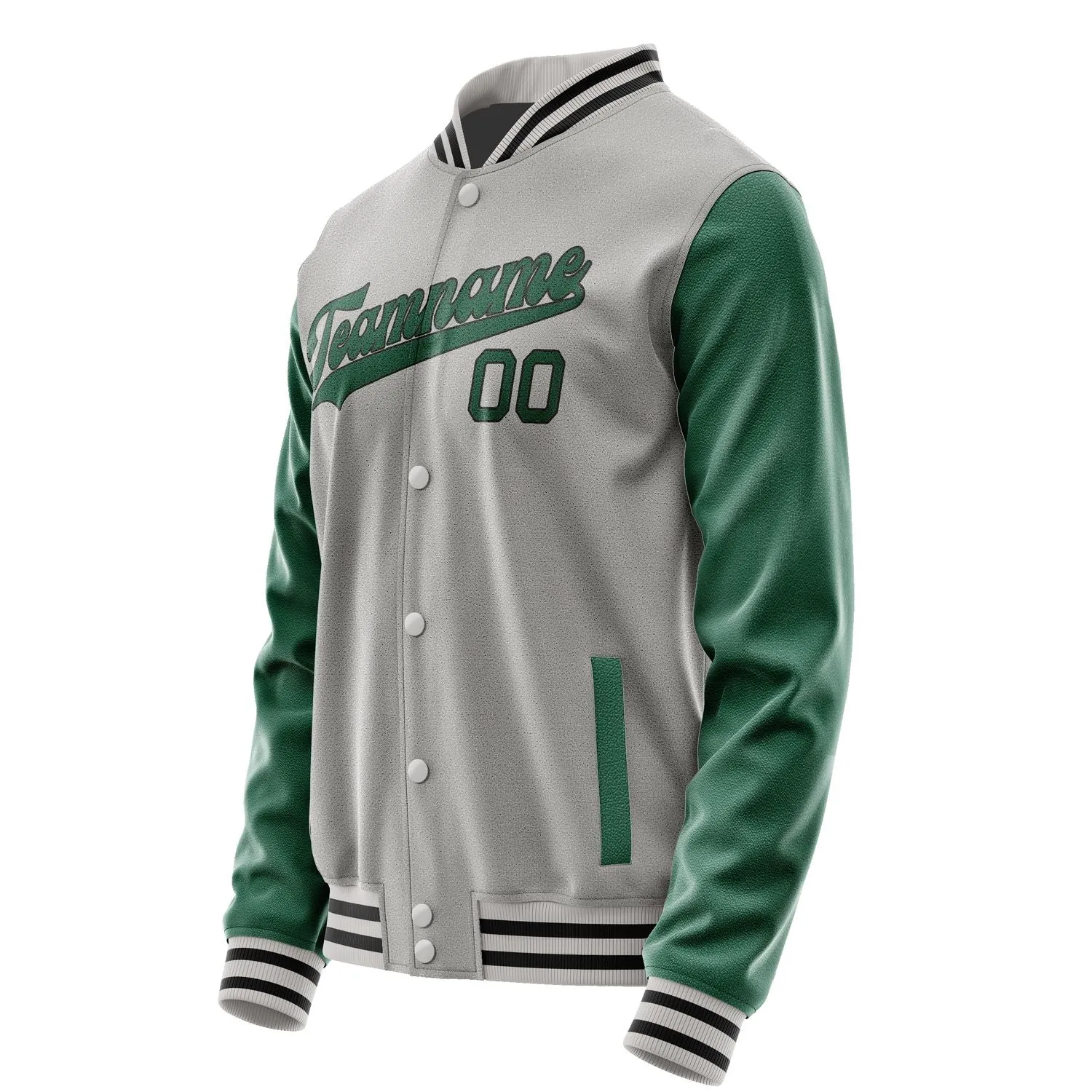 Custom Gray Green Jacket sold by Tailorly product image thumbnail 2