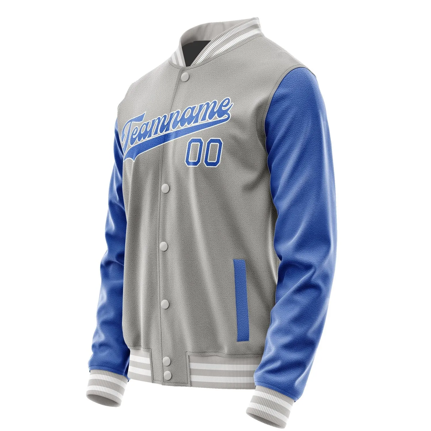 Custom Gray Sky Blue Jacket sold by Tailorly product image thumbnail 2