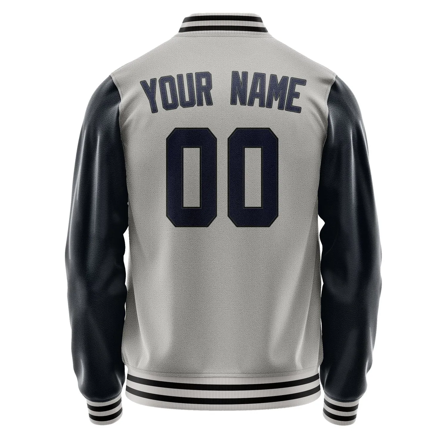 Custom Gray Navy Jacket sold by Tailorly product image thumbnail 3