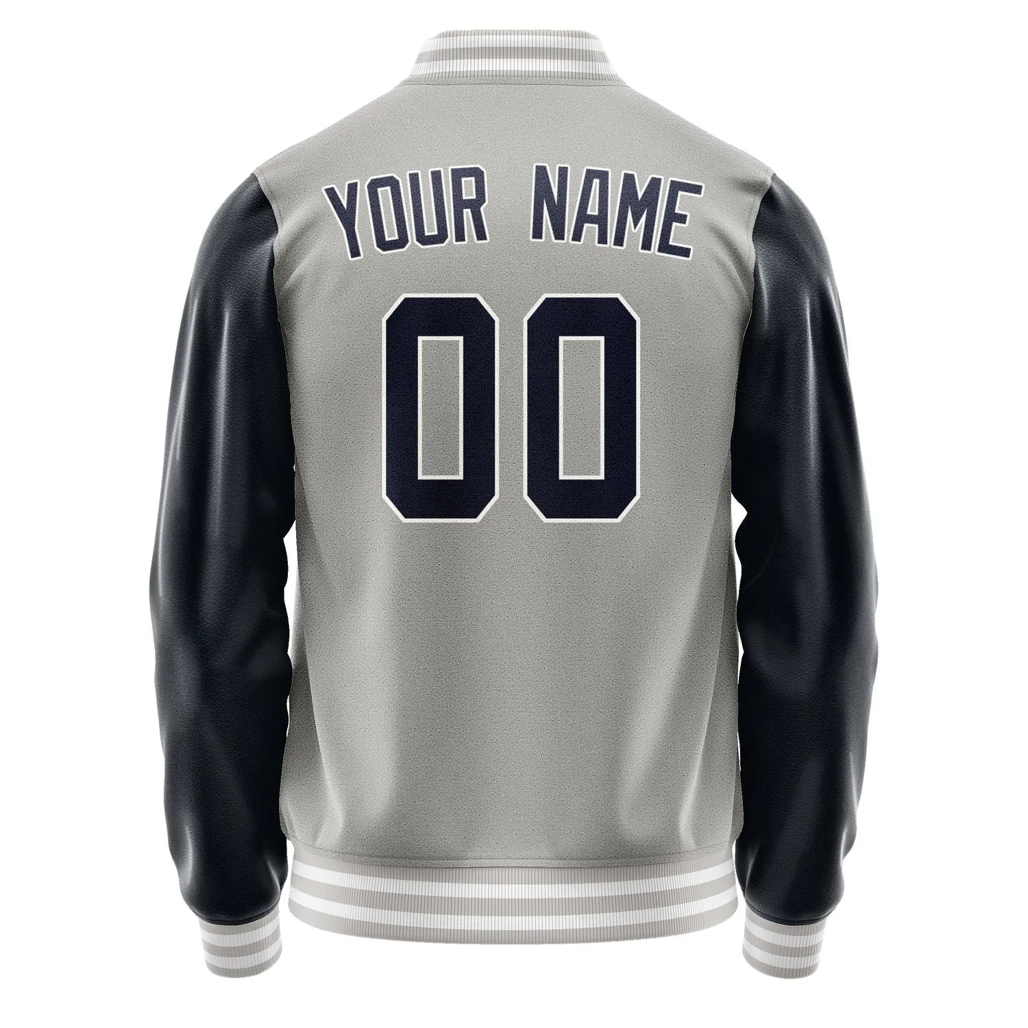 Custom Gray Navy Jacket sold by Tailorly product image thumbnail 3