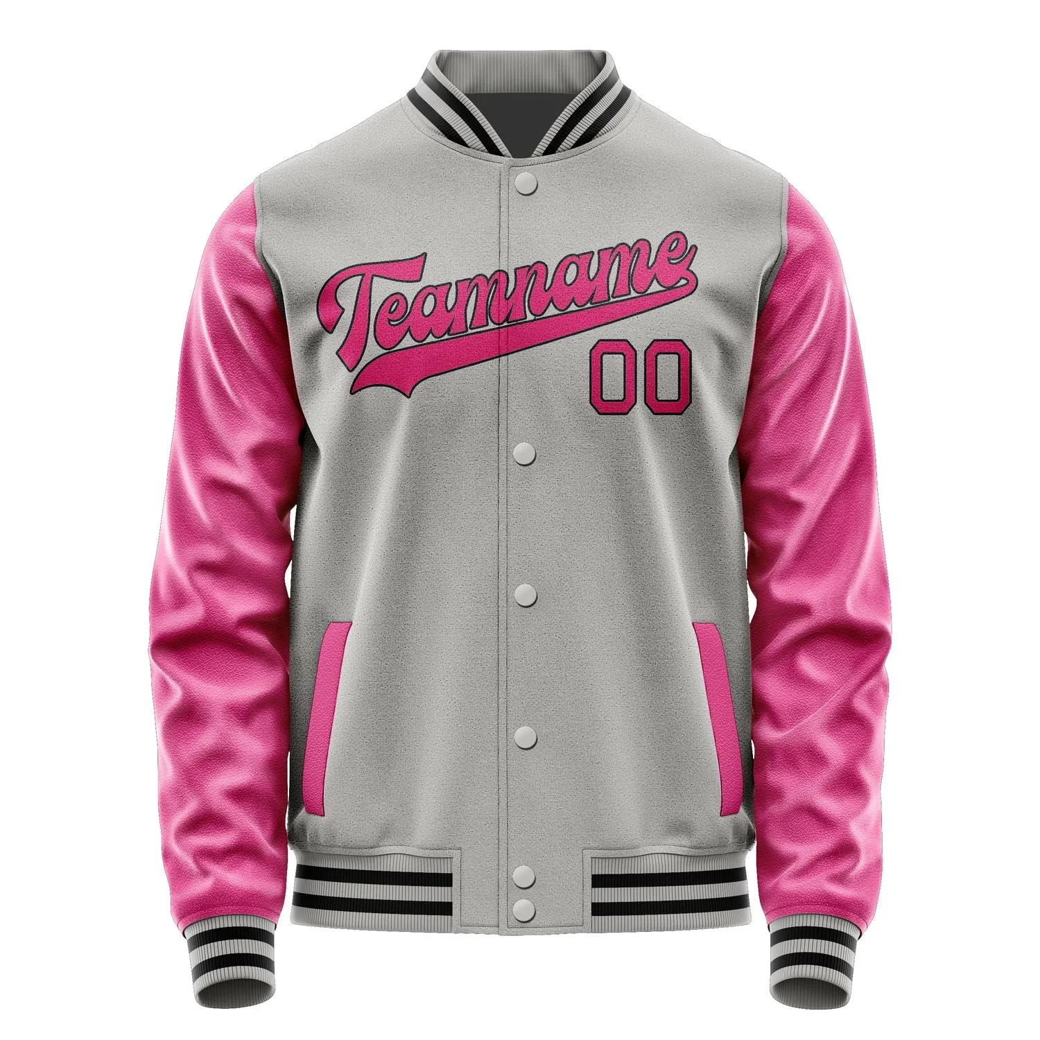 Custom Gray Pink Jacket sold by Tailorly product image thumbnail 4