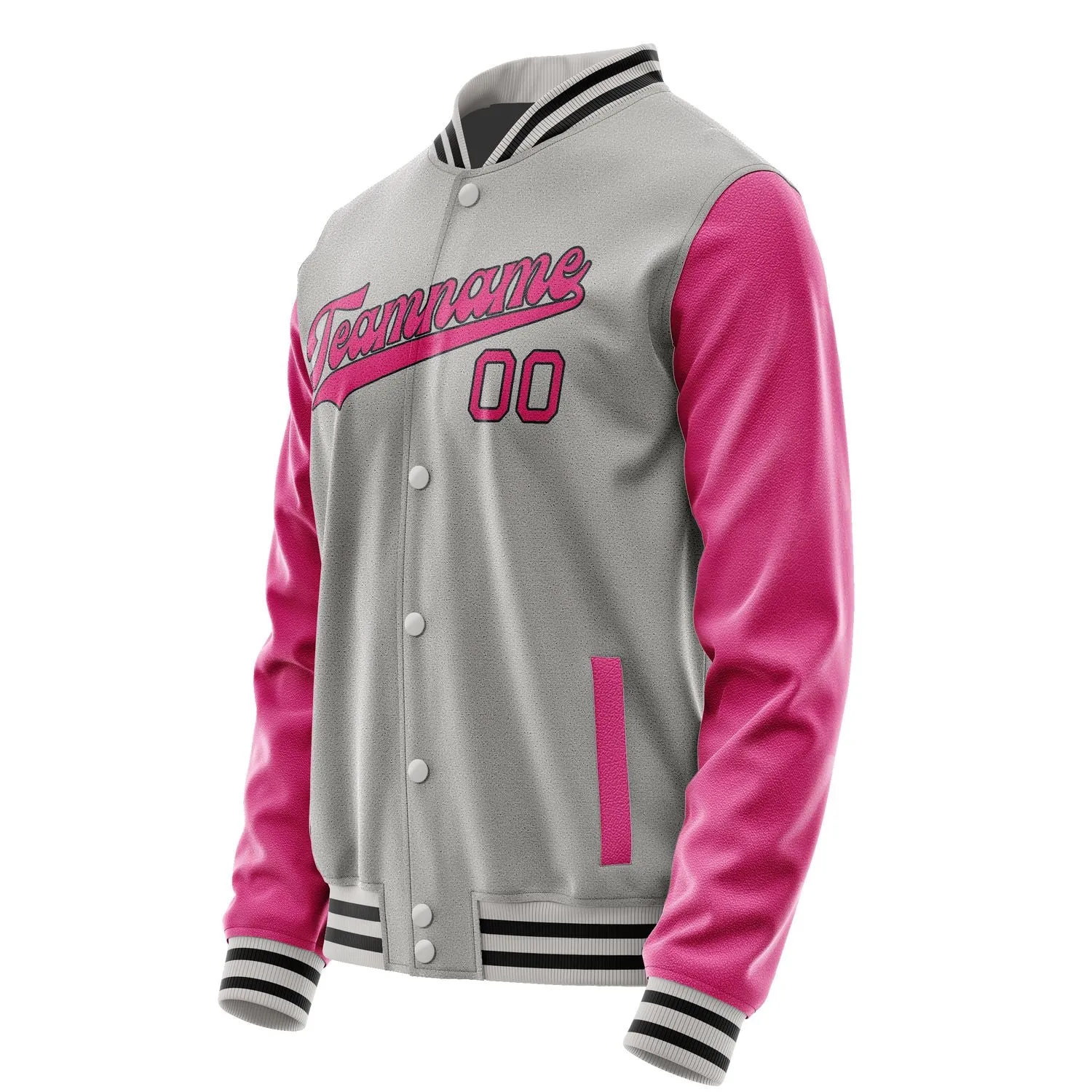 Custom Gray Pink Jacket sold by Tailorly product image thumbnail 2