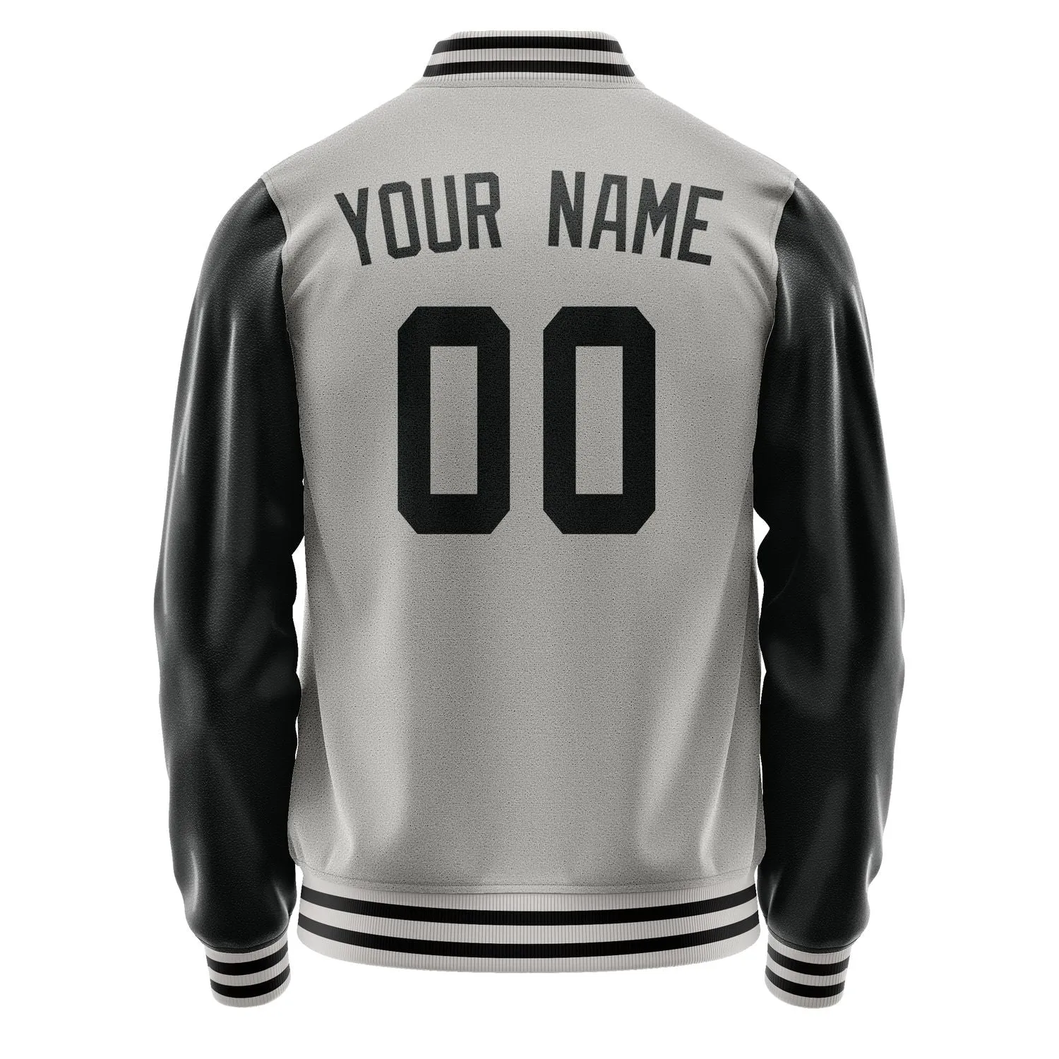 Custom Gray Black Jacket sold by Tailorly product image thumbnail 3