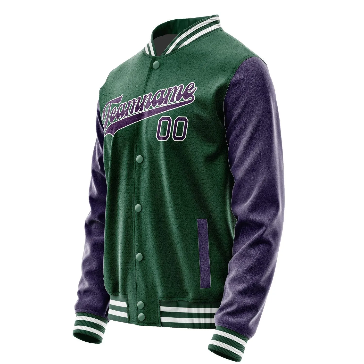Custom Green Purple Jacket sold by Tailorly product image thumbnail 2