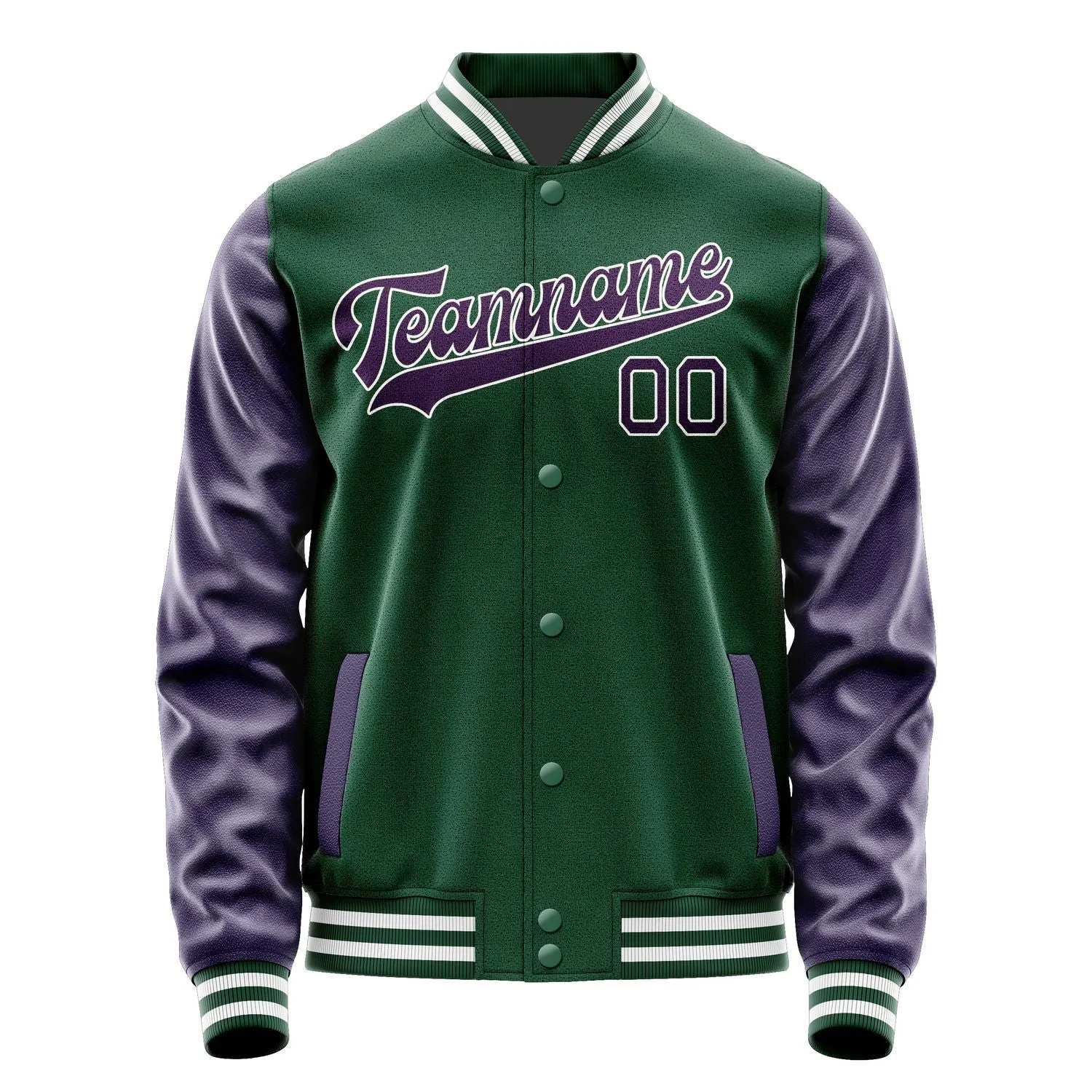 Custom Green Purple Jacket sold by Tailorly product image thumbnail 4