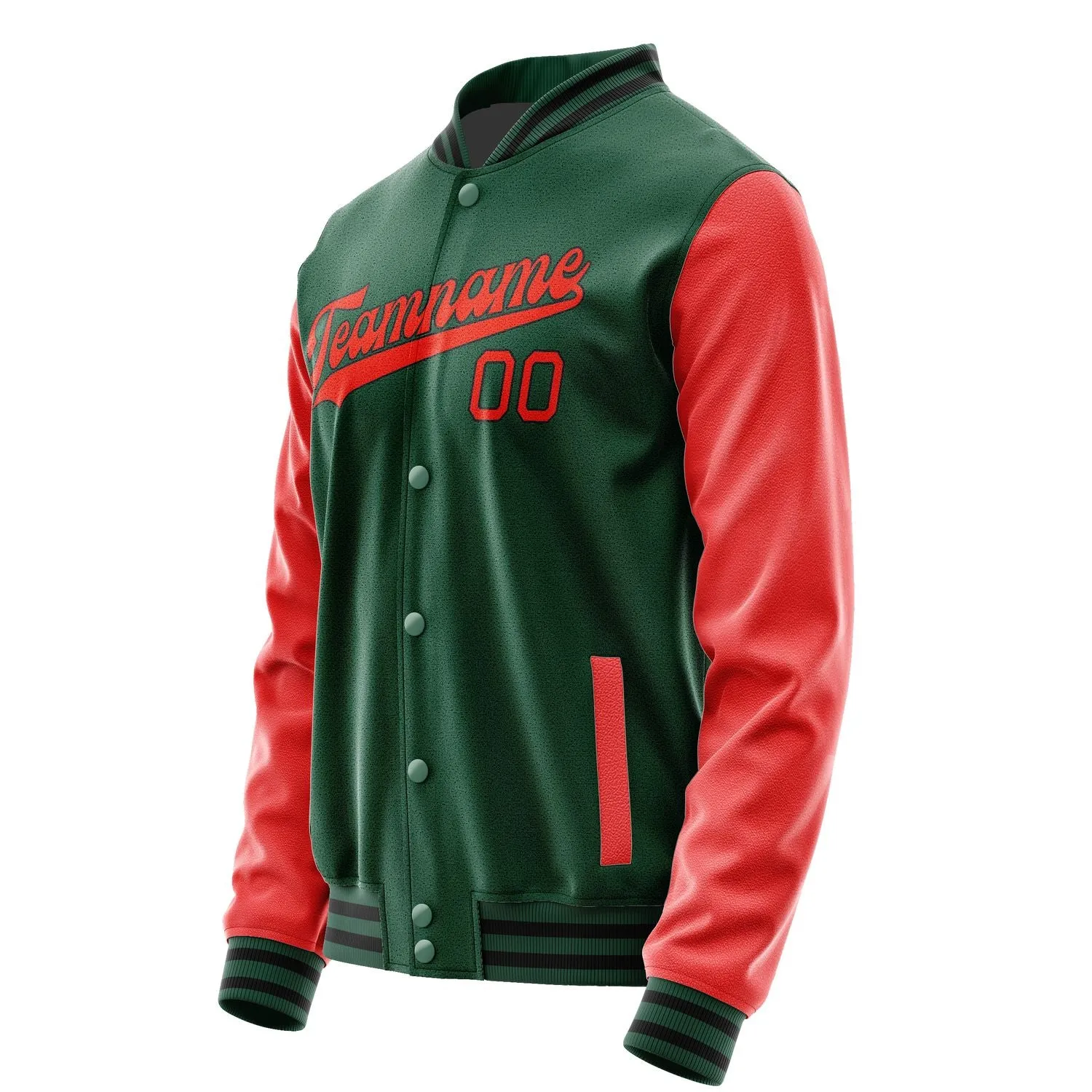 Custom Green Orange Red Jacket sold by Tailorly product image thumbnail 2