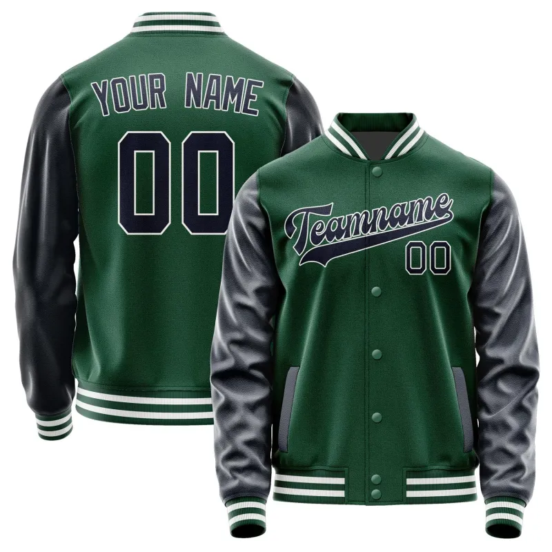 Custom Green Navy Jacket sold by Tailorly