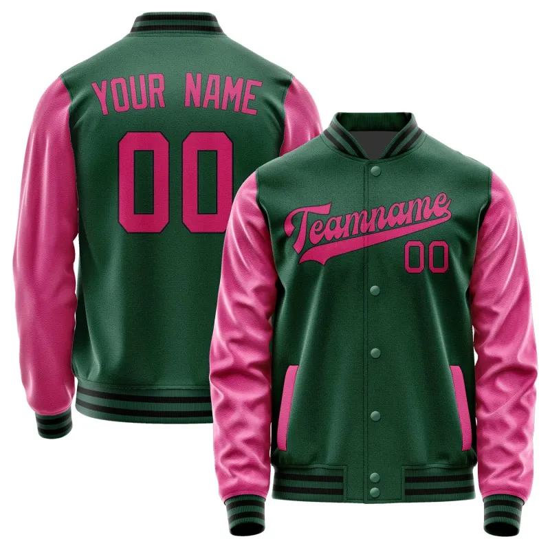 Custom Green Pink Jacket sold by Tailorly
