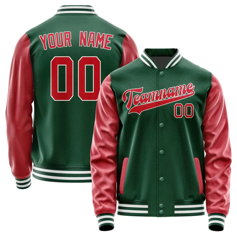 Custom Green Red Jacket sold by Tailorly