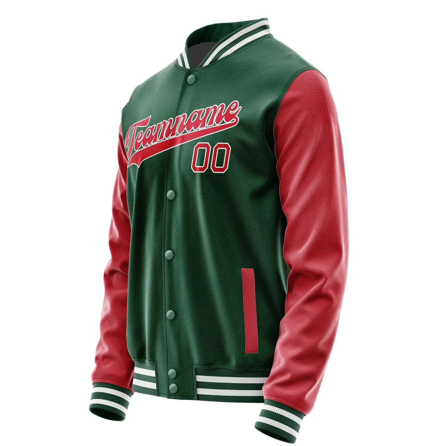 Custom Green Red Jacket sold by Tailorly product image thumbnail 2