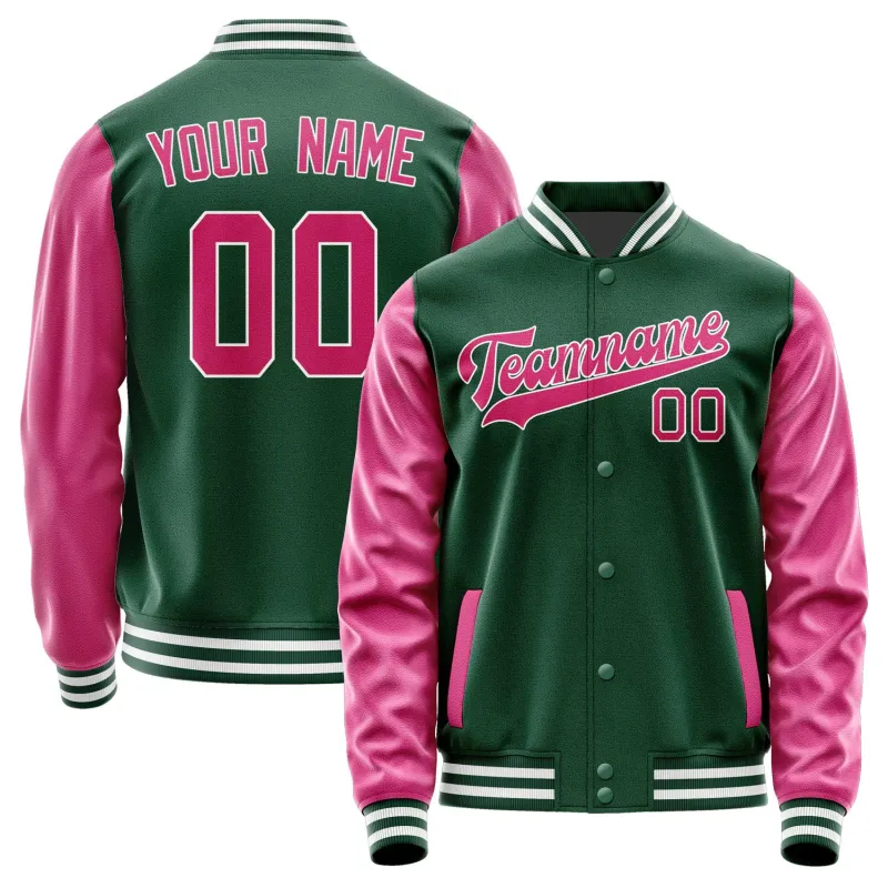 Custom Green Pink Jacket sold by Tailorly