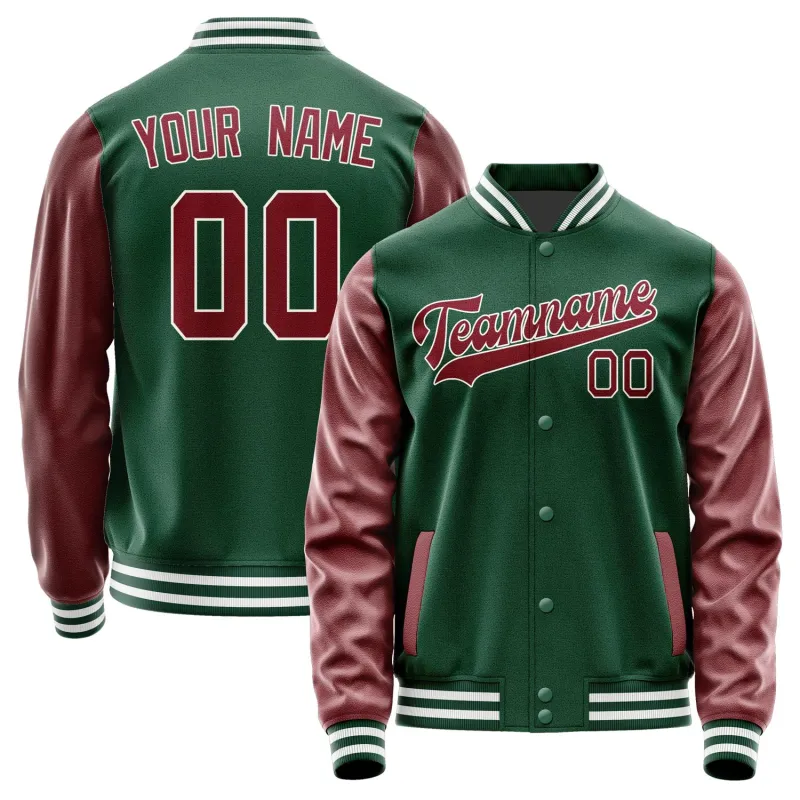 Custom Green Crimson Red Jacket sold by Tailorly