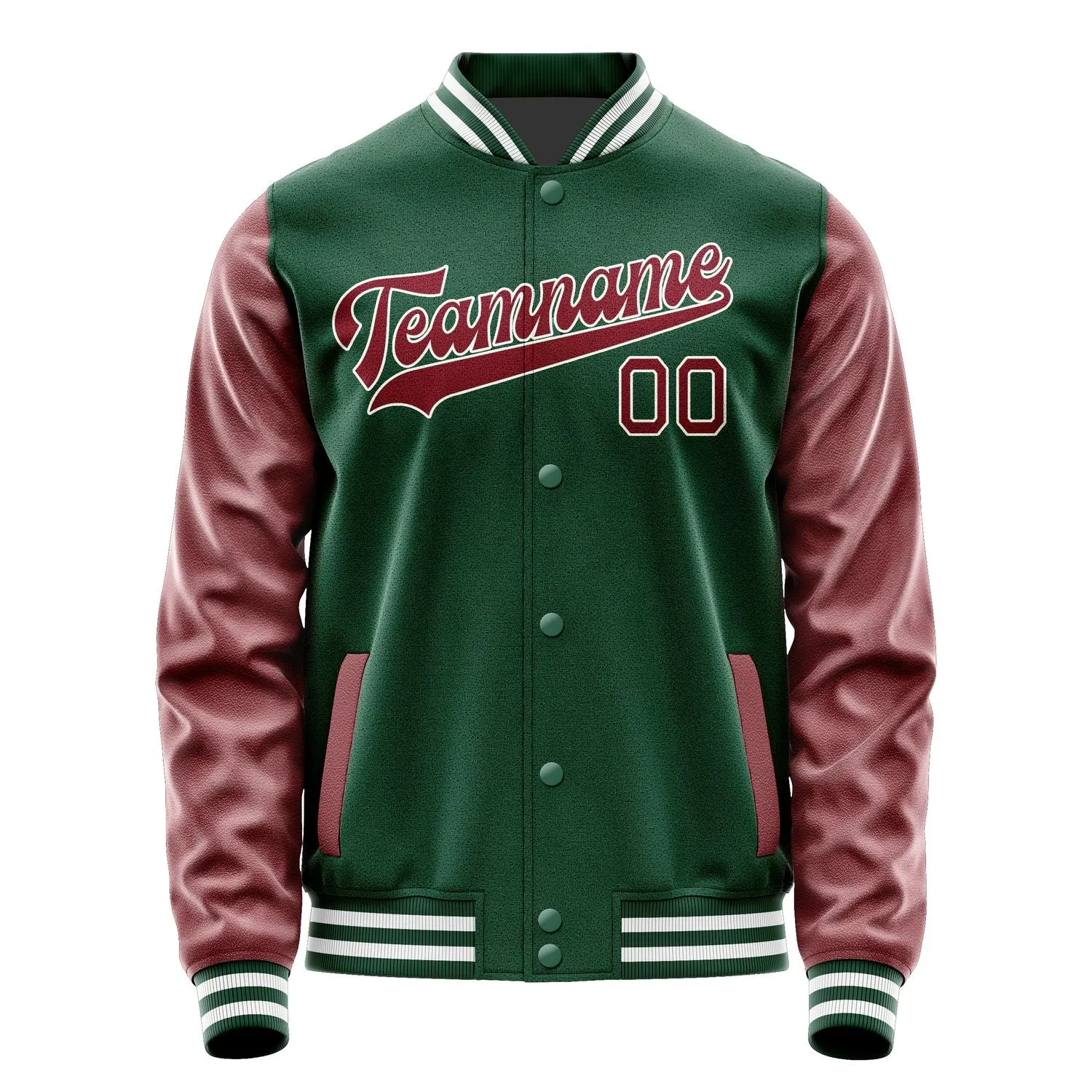 Custom Green Crimson Red Jacket sold by Tailorly product image thumbnail 4