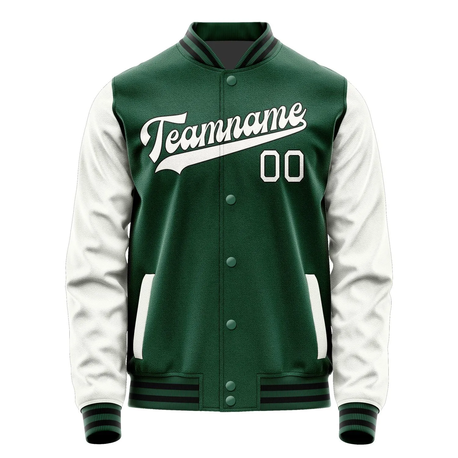 Custom Green White Jacket sold by Tailorly product image thumbnail 4