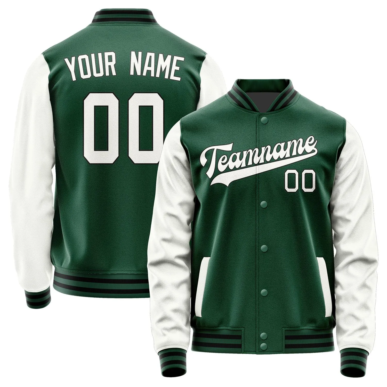 Custom Green White Jacket sold by Tailorly