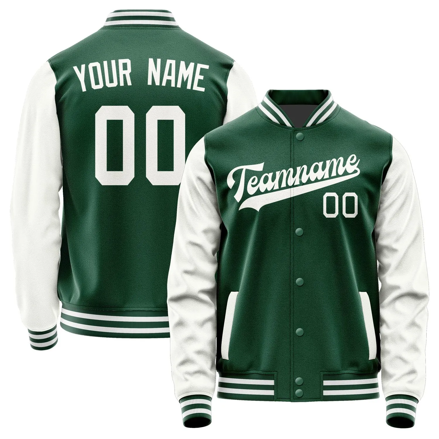 Custom Green White Jacket sold by Tailorly