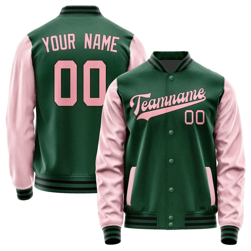 Custom Green Light Pink Jacket sold by Tailorly