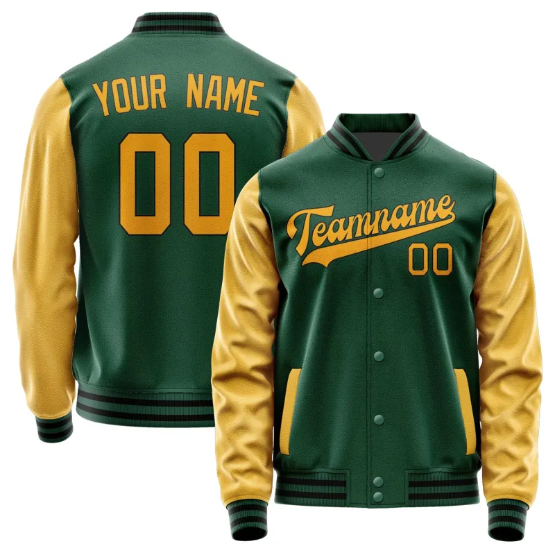 Custom Green Yellow Jacket sold by Tailorly