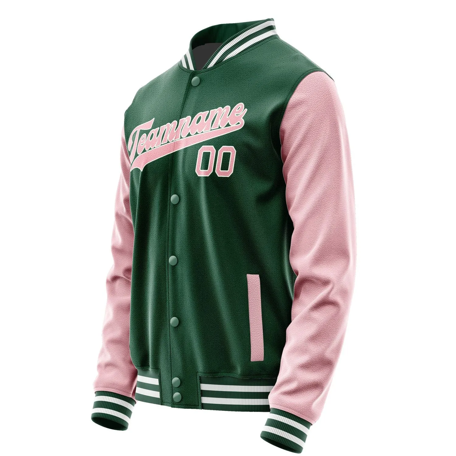 Custom Green Light Pink Jacket sold by Tailorly product image thumbnail 2