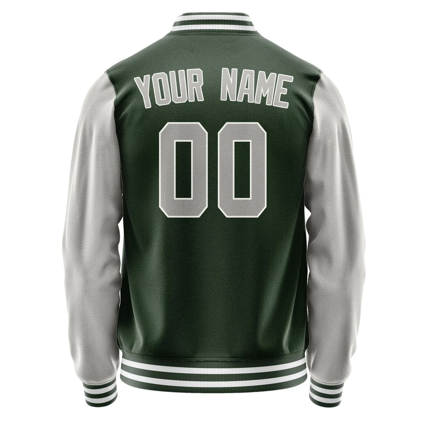 Custom Dark Green Gray Jacket sold by Tailorly product image thumbnail 3
