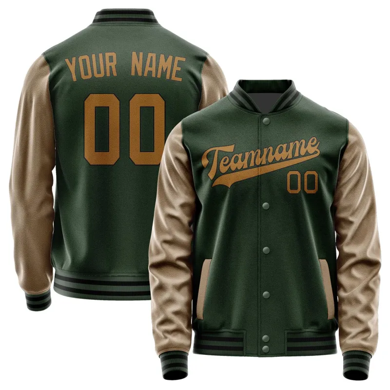 Custom Dark Green Khaki Jacket sold by Tailorly