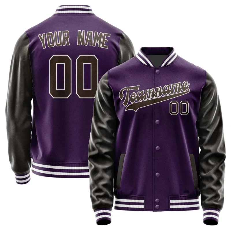 Custom Purple Brown Jacket sold by Tailorly