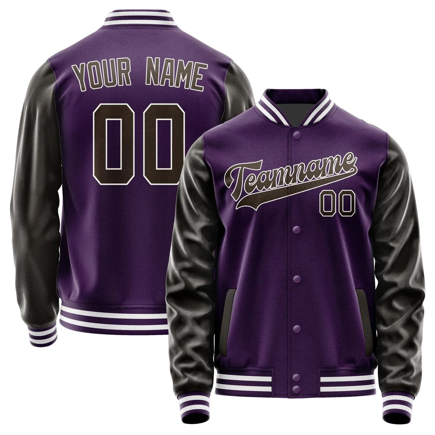 Custom Purple Brown Jacket sold by Tailorly