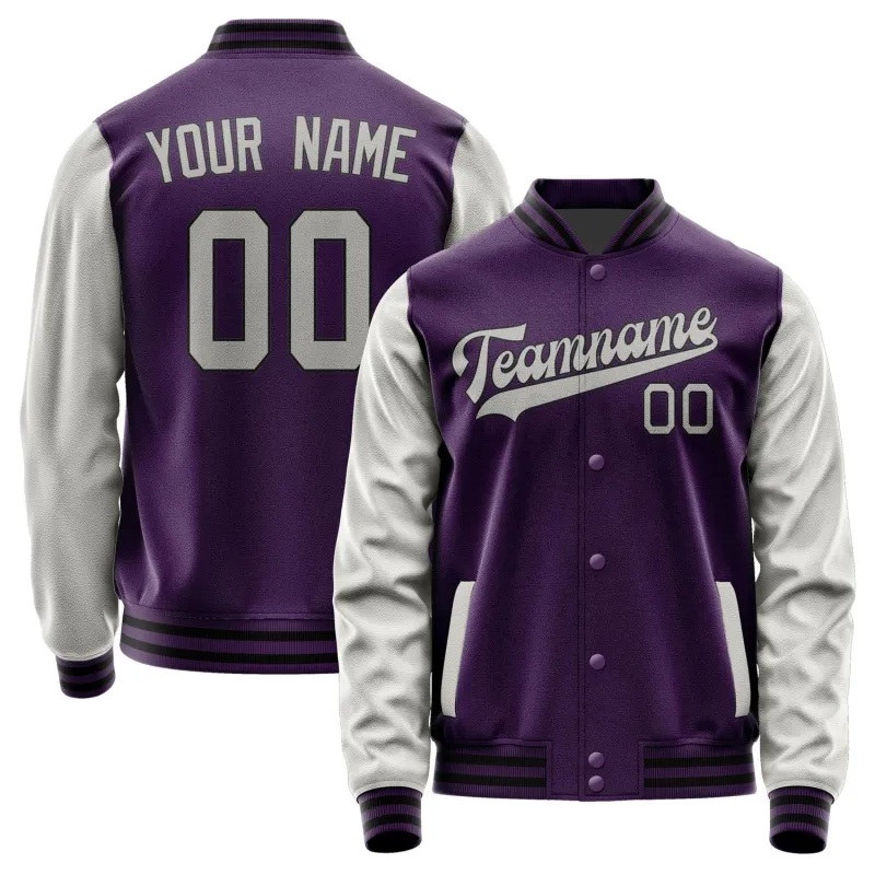 Custom Purple Gray Jacket sold by Tailorly