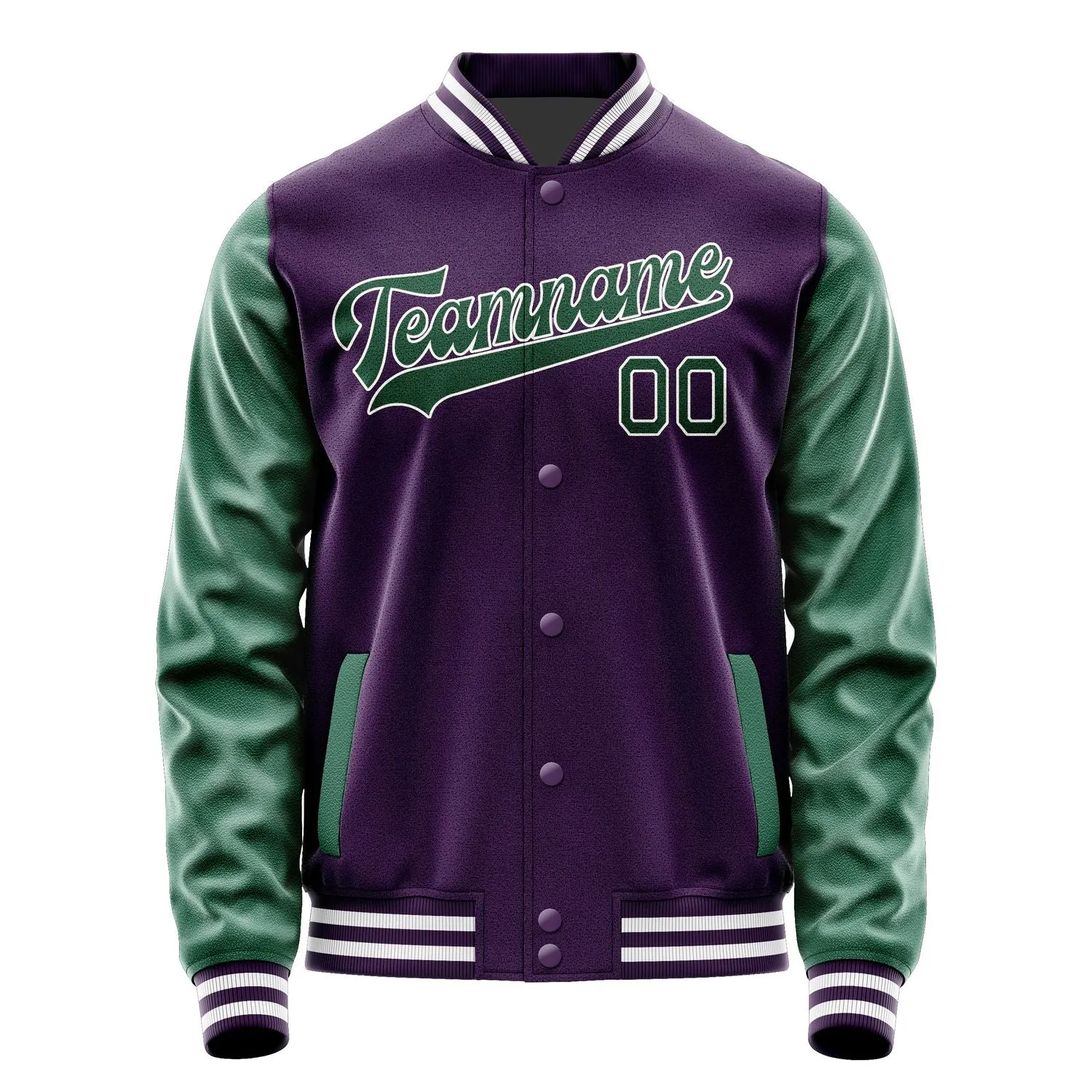 Custom Purple Green Jacket sold by Tailorly product image thumbnail 4