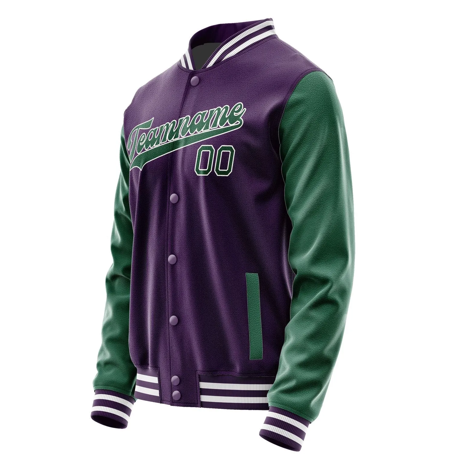 Custom Purple Green Jacket sold by Tailorly product image thumbnail 2
