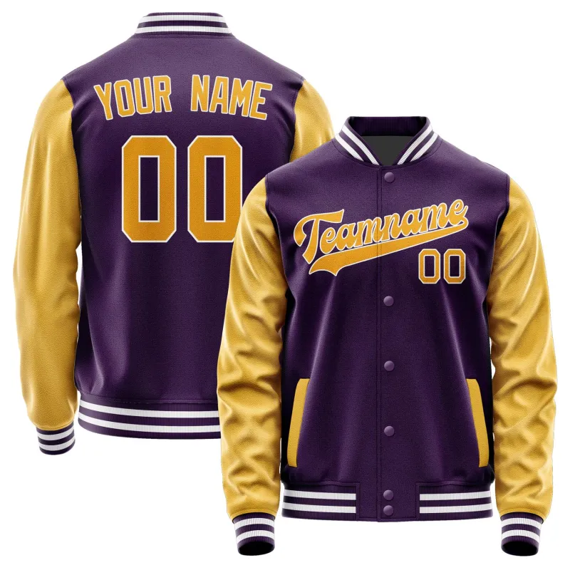 Custom Purple Yellow Jacket sold by Tailorly