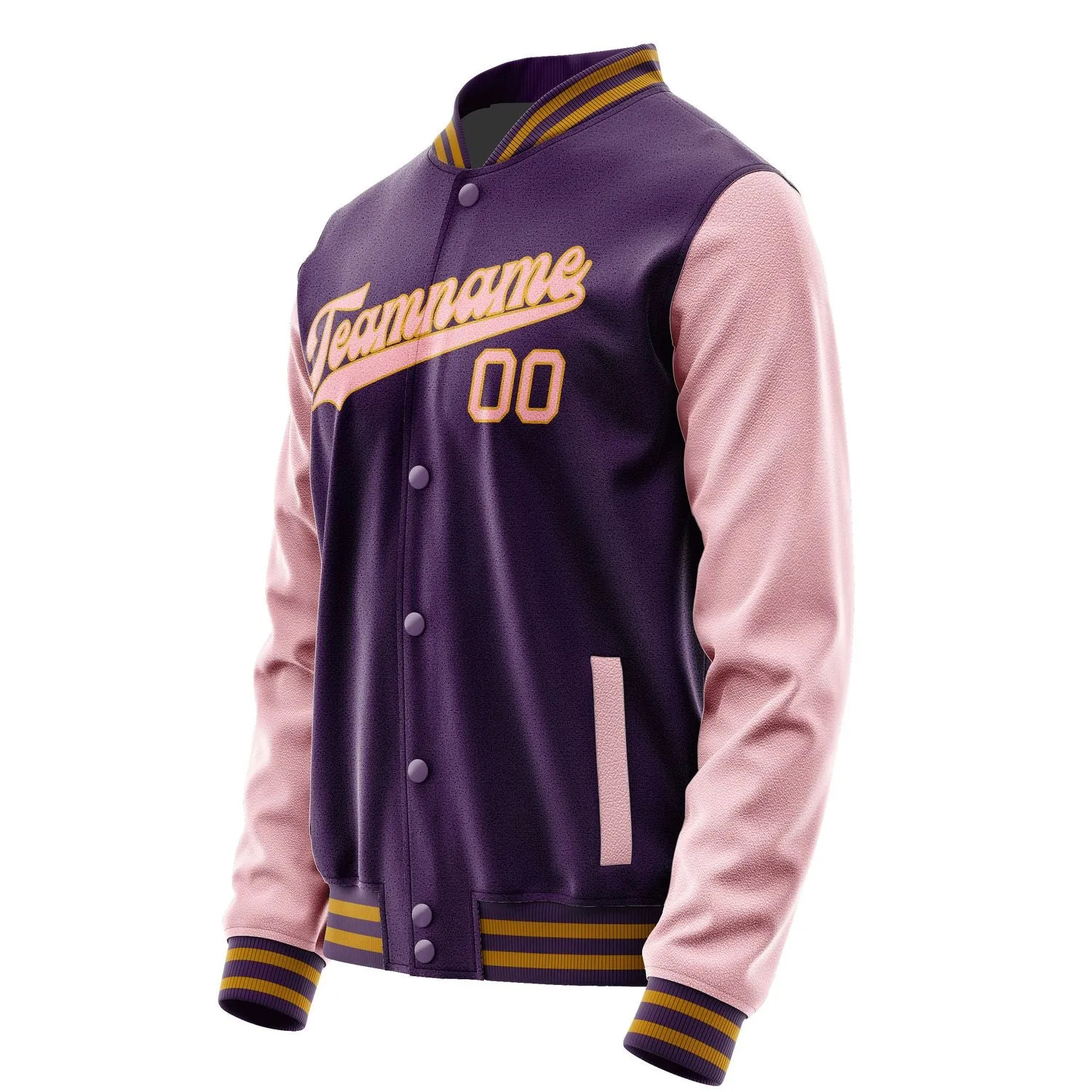 Custom Purple Light Pink Jacket sold by Tailorly product image thumbnail 2